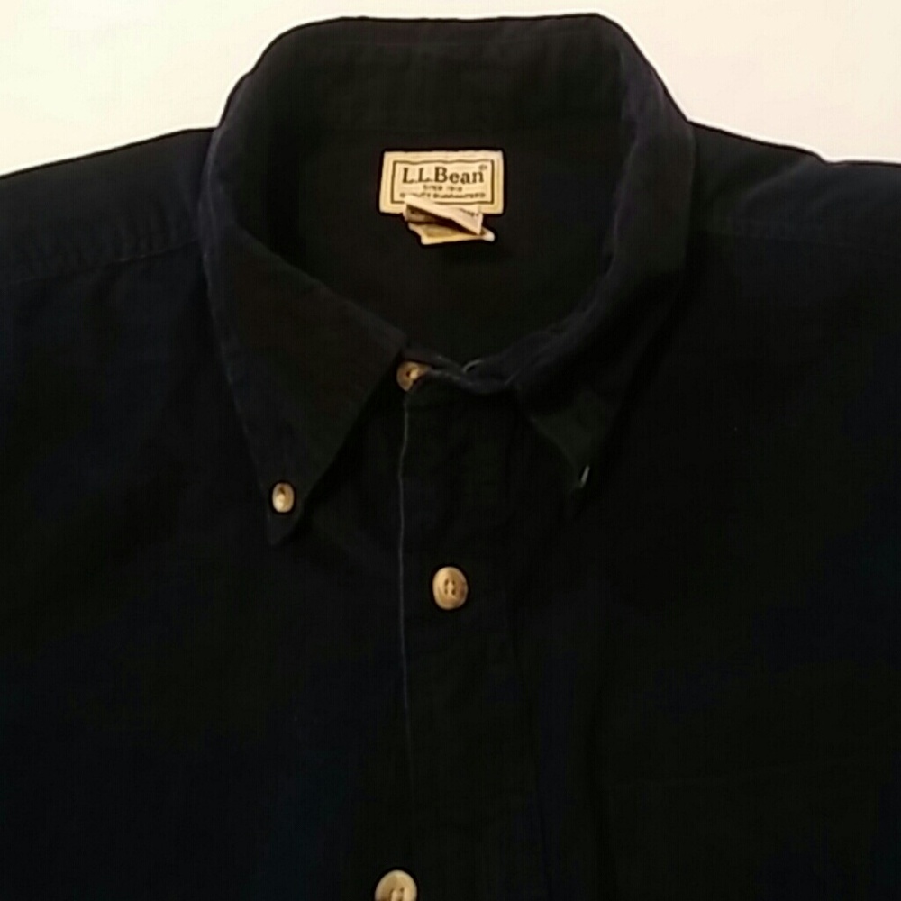 L.L.Bean Corduroy Men's Size Large Reg Button Down